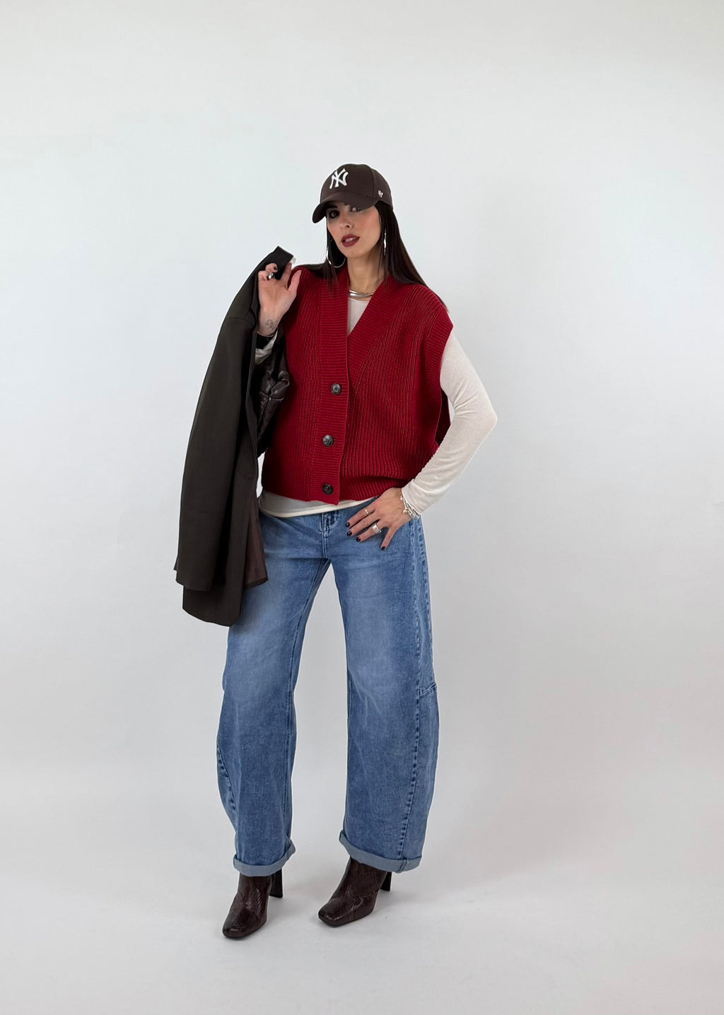 GILET FLOW ROSSO