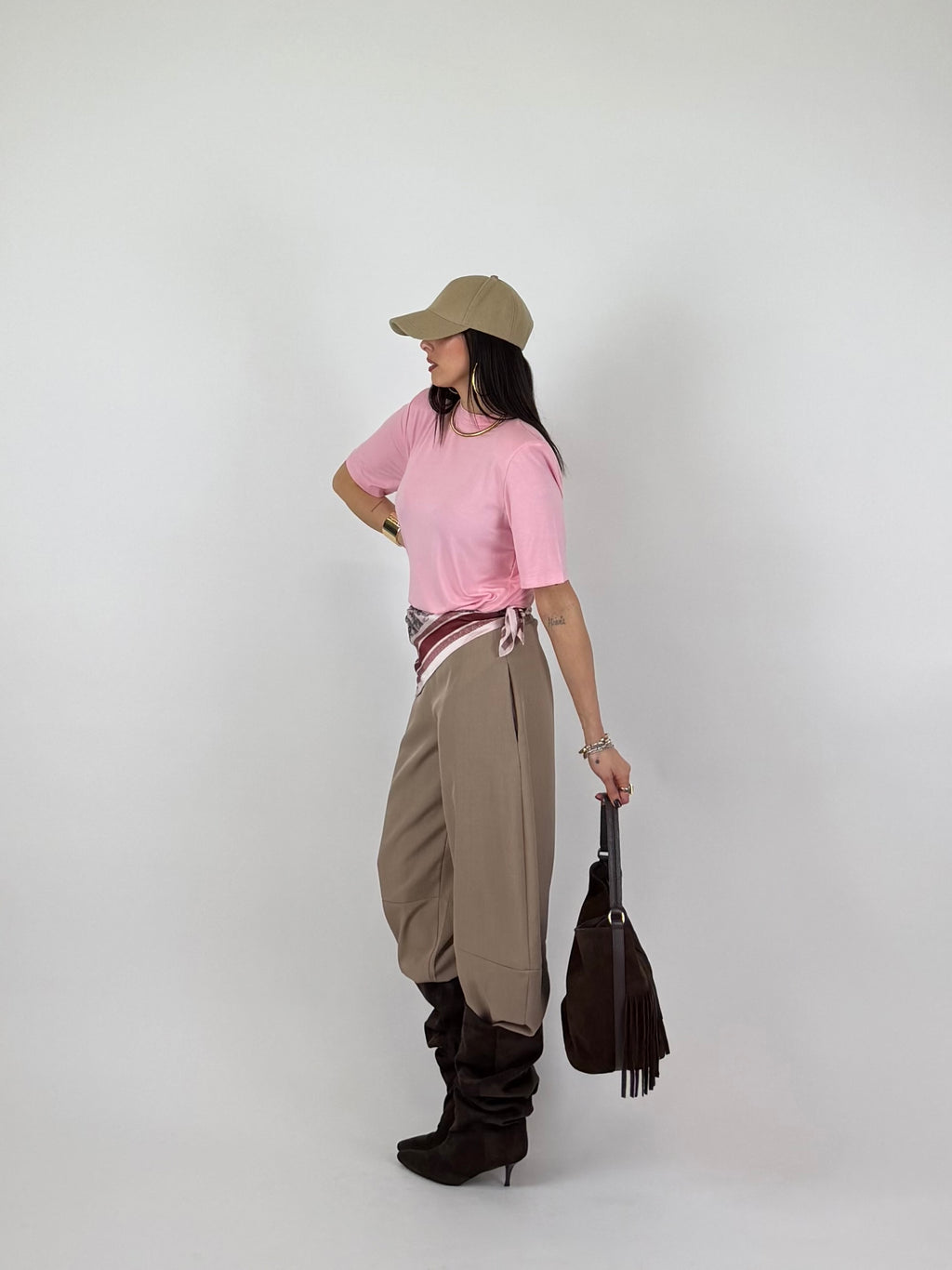 MAGLIA NECKSHOL ROSA