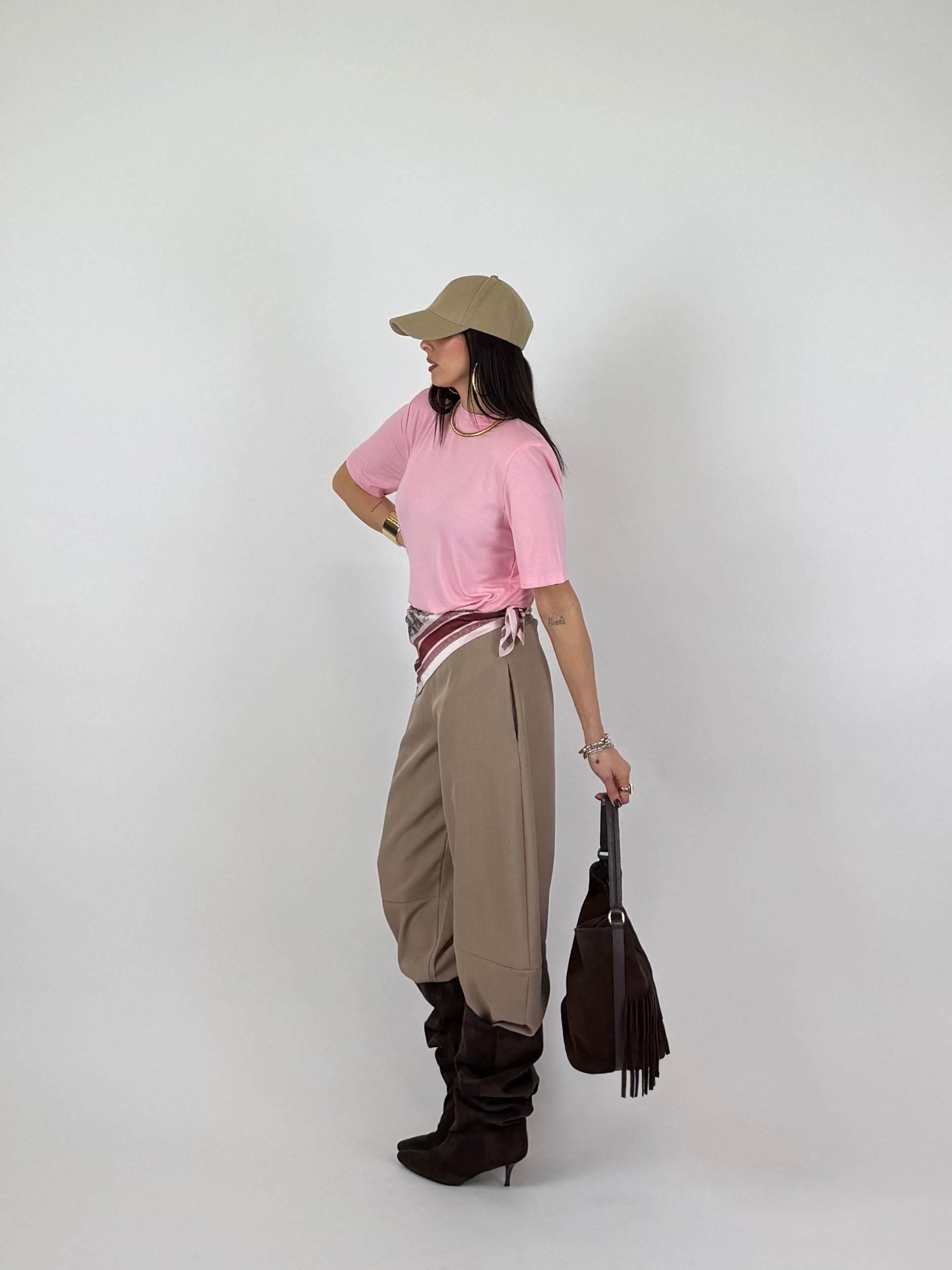 MAGLIA NECKSHOL ROSA
