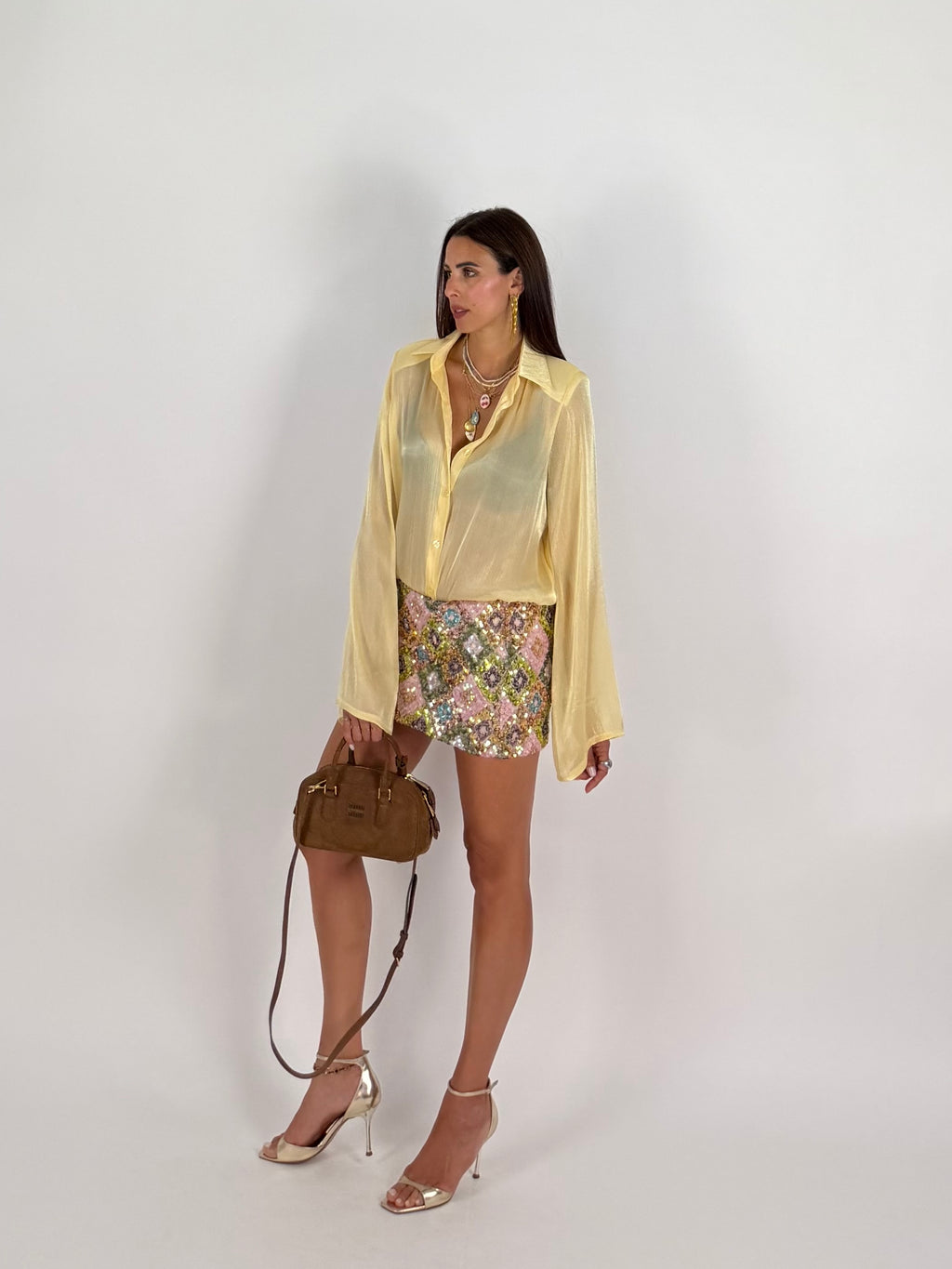 CAMICIA VOILE GIALLA