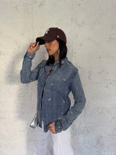 Carica l&#39;immagine nel visualizzatore di Gallery, shirt denim jewels
