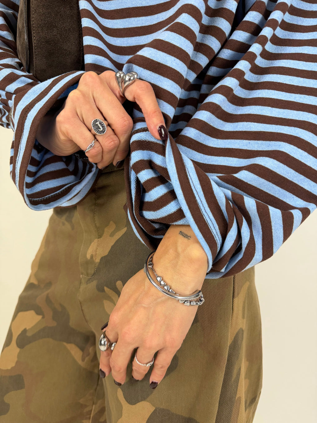 MAGLIA STRIPES SKY