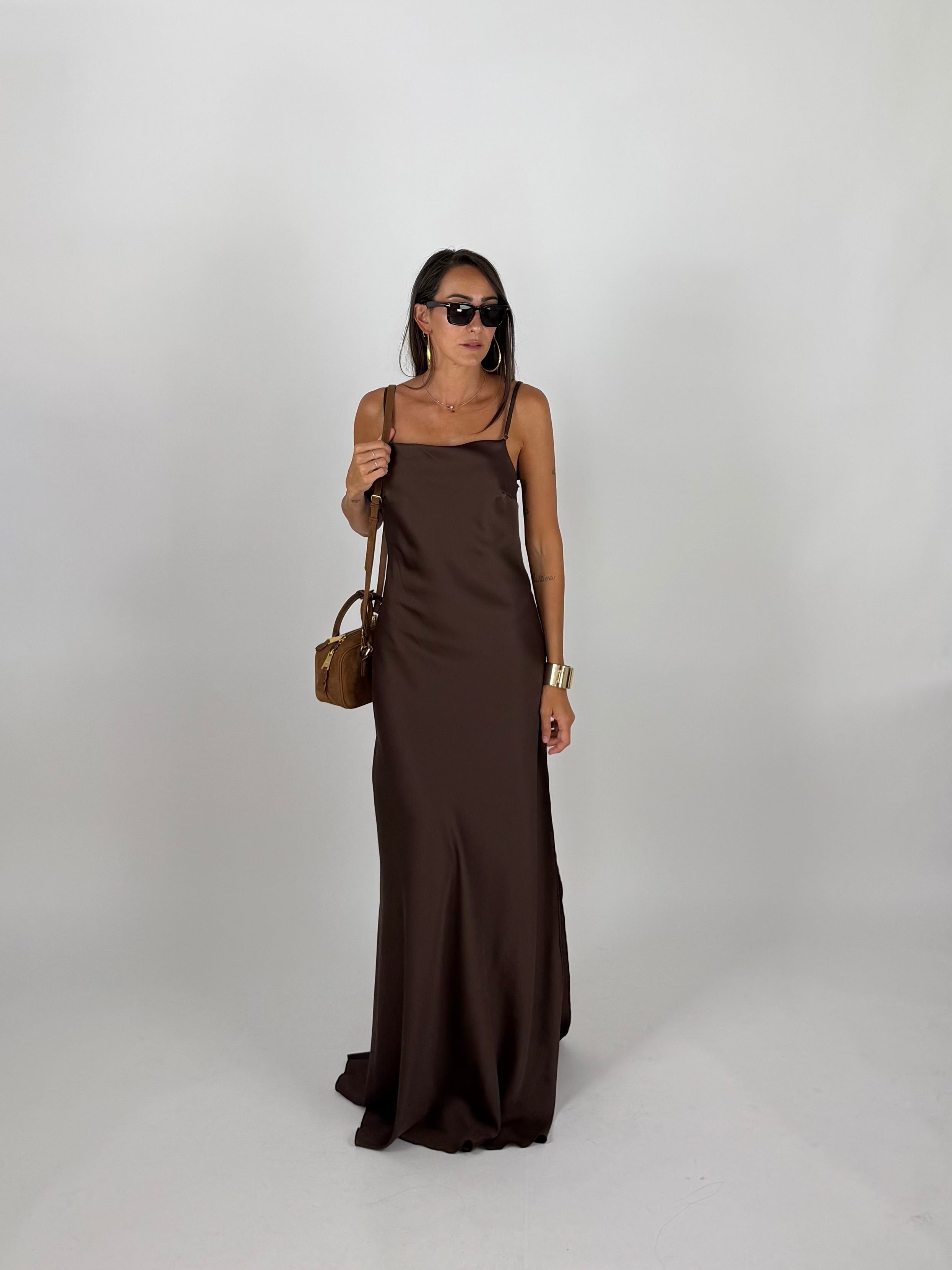 OCEAN DRESS CHOCO