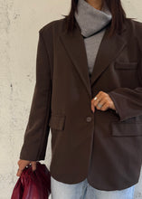 Carica l&#39;immagine nel visualizzatore di Gallery, BLAZER LOOSE FIT CAFFÈ
