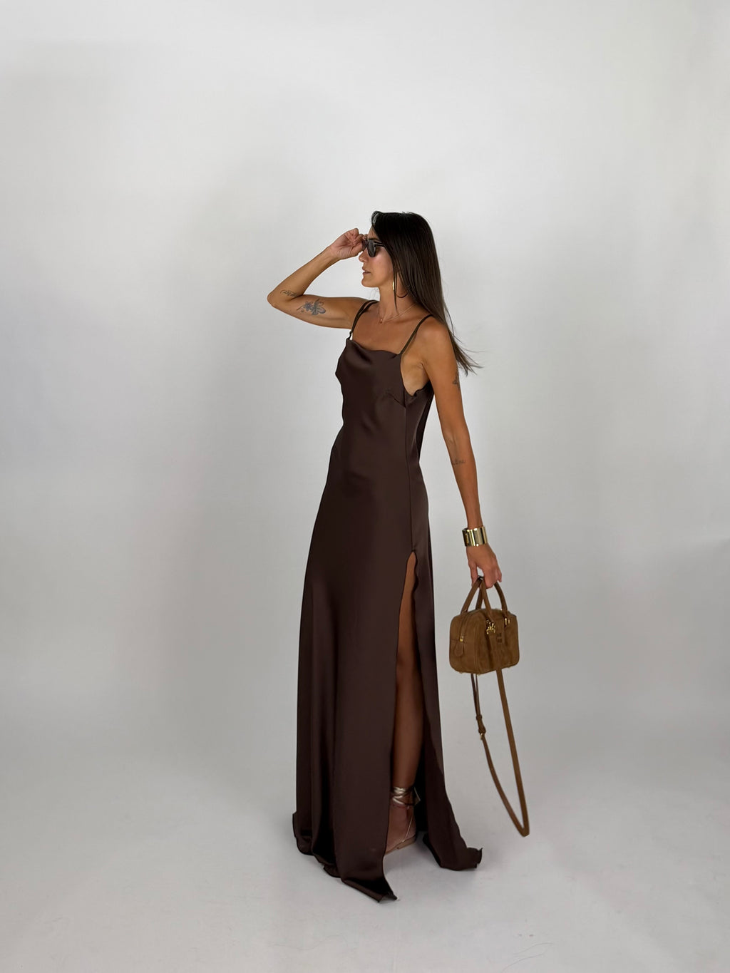 OCEAN DRESS CHOCO