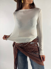 Carica l&#39;immagine nel visualizzatore di Gallery, MAGLIA VELO CREMA
