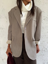 Carica l&#39;immagine nel visualizzatore di Gallery, BLAZER LOOSE FIT TAUPE
