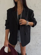 Carica l&#39;immagine nel visualizzatore di Gallery, BLAZER LOOSE FIT NERO
