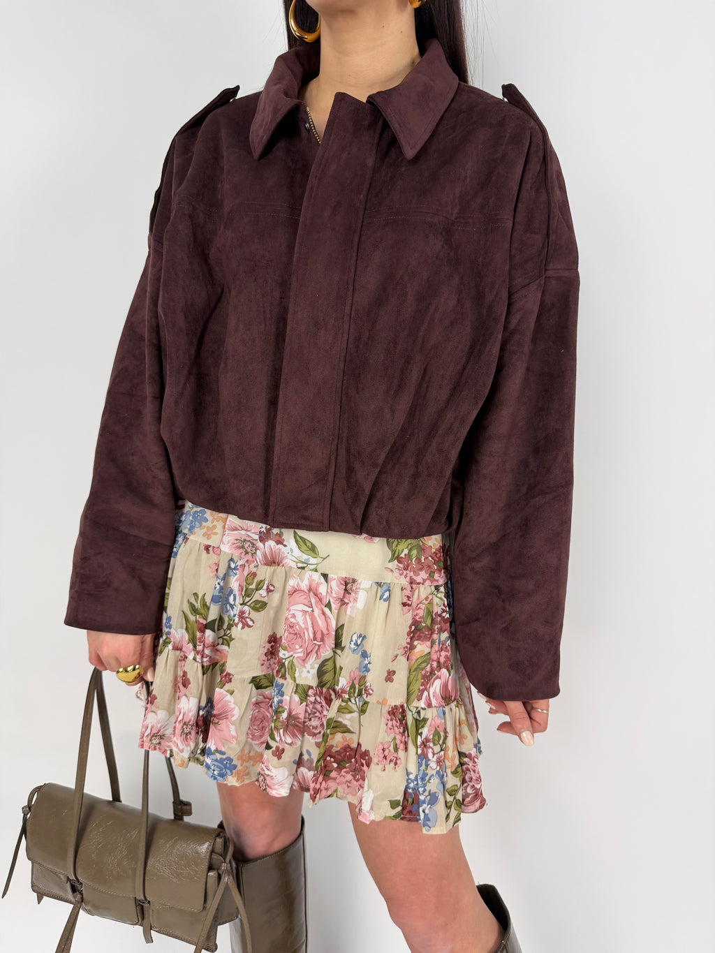 GIUBBINO BLOOM BORDEAUX