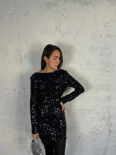 Carica l&#39;immagine nel visualizzatore di Gallery, night flake dress
