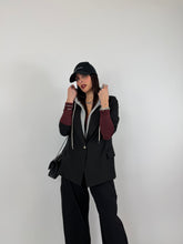 Carica l'immagine nel visualizzatore di Gallery, BLAZER HOODIE NERO
