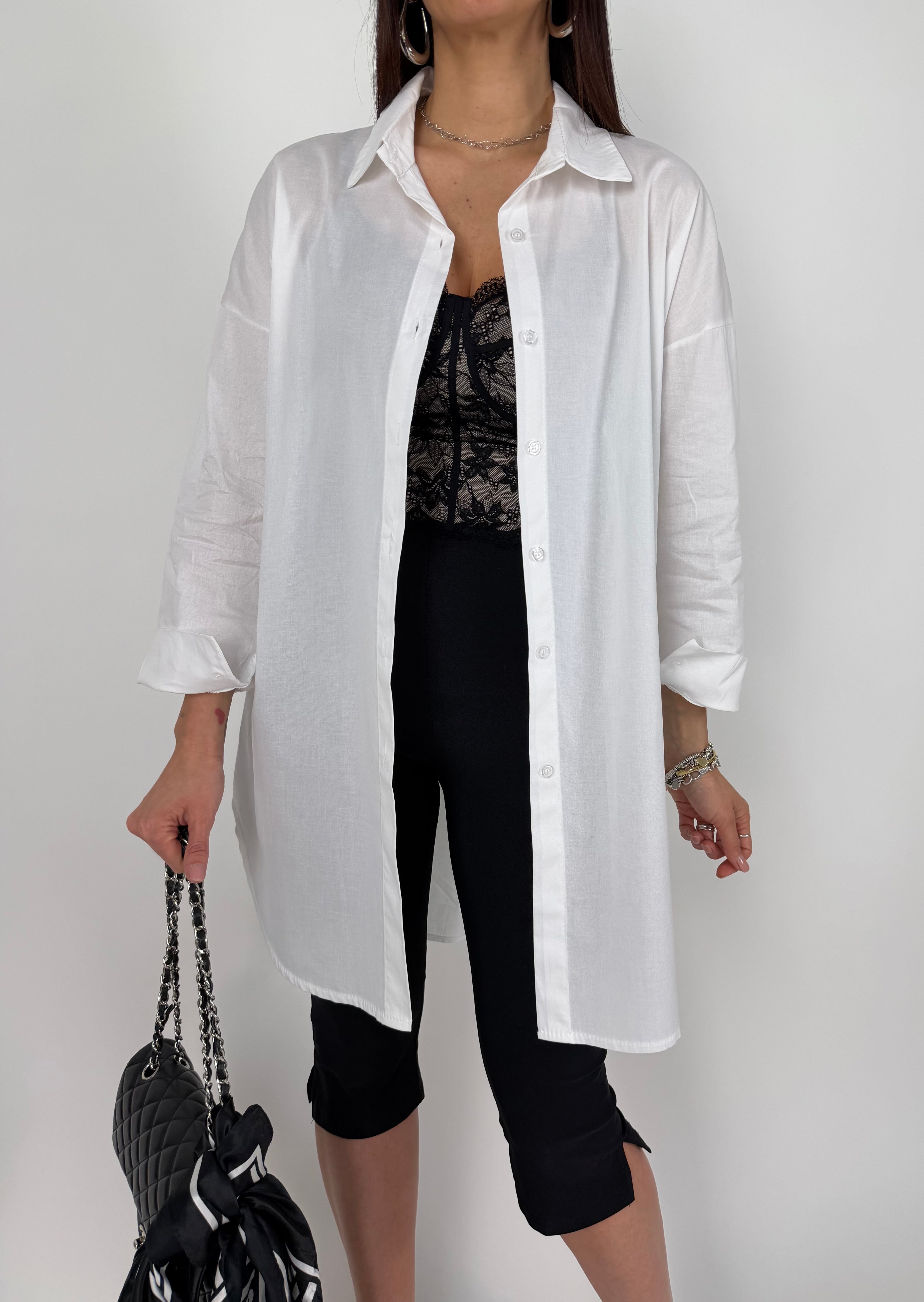 LONGLINE SHIRT BIANCA