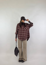 Carica l&#39;immagine nel visualizzatore di Gallery, CAMICIA CHECK ROSSA
