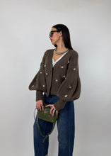 Carica l'immagine nel visualizzatore di Gallery, CARDIGAN DIAMOND DUSTY BROWN

