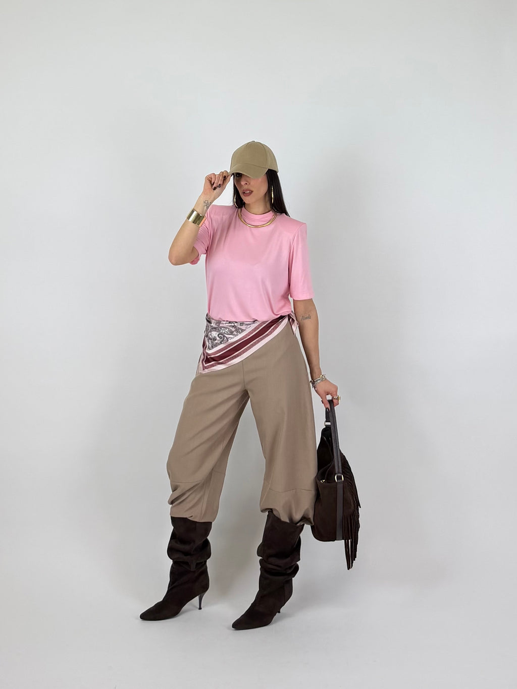 MAGLIA NECKSHOL ROSA