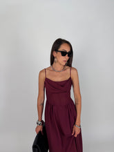 Carica l'immagine nel visualizzatore di Gallery, HONEY DRESS BORDEAUX
