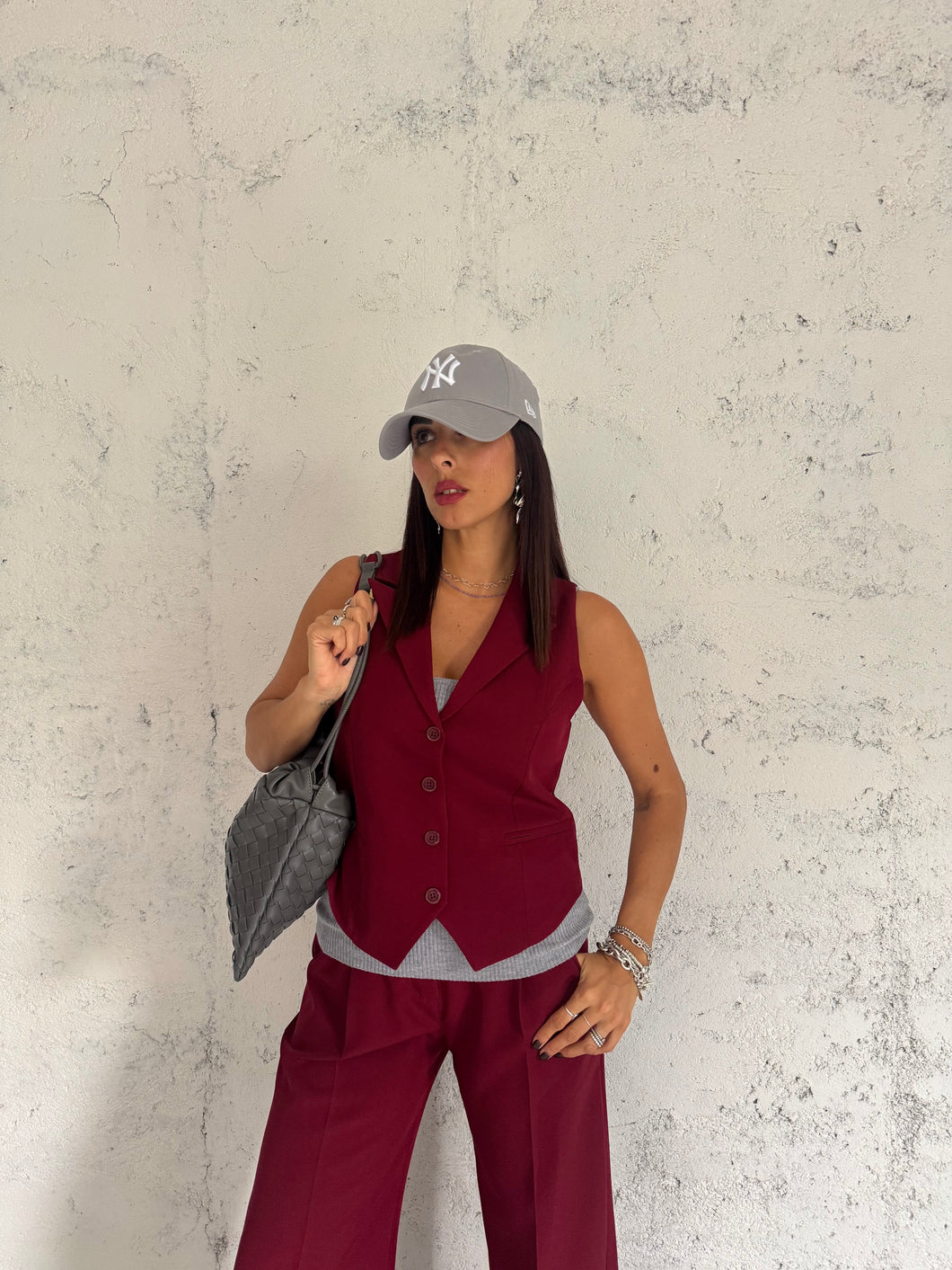 GILET BORDEAUX