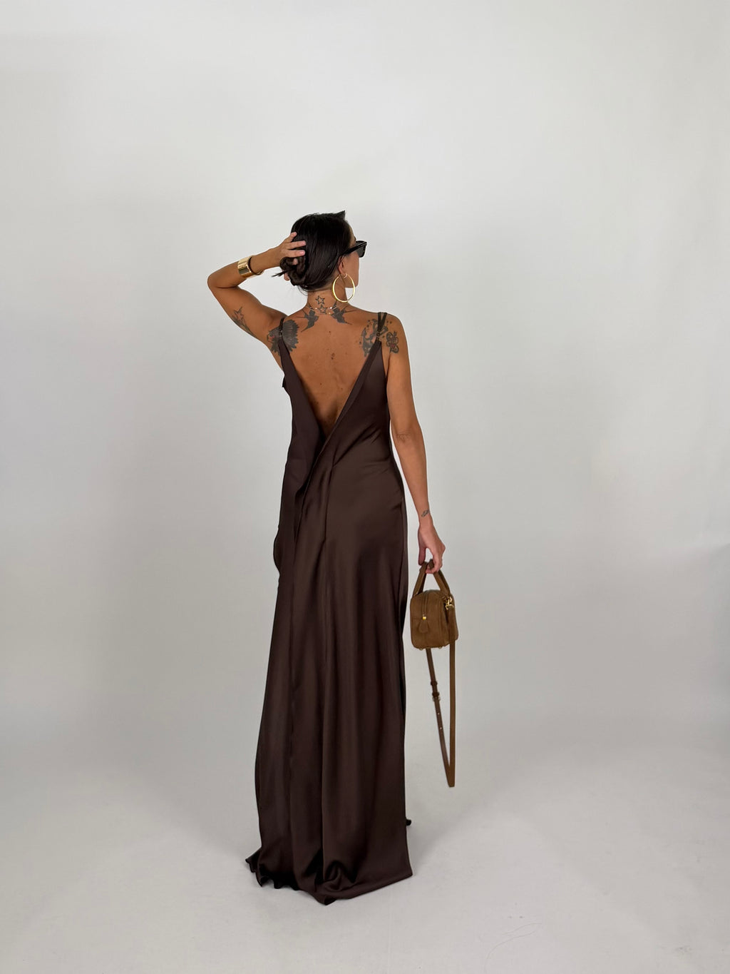 OCEAN DRESS CHOCO