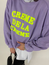 Carica l'immagine nel visualizzatore di Gallery, FELPA CRÈME LILLA
