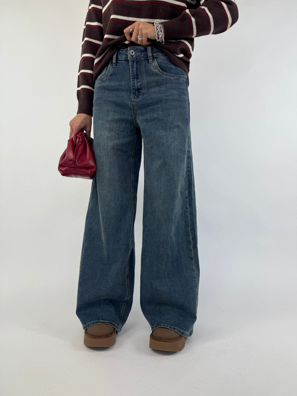 JEANS CLEAN PALAZZO