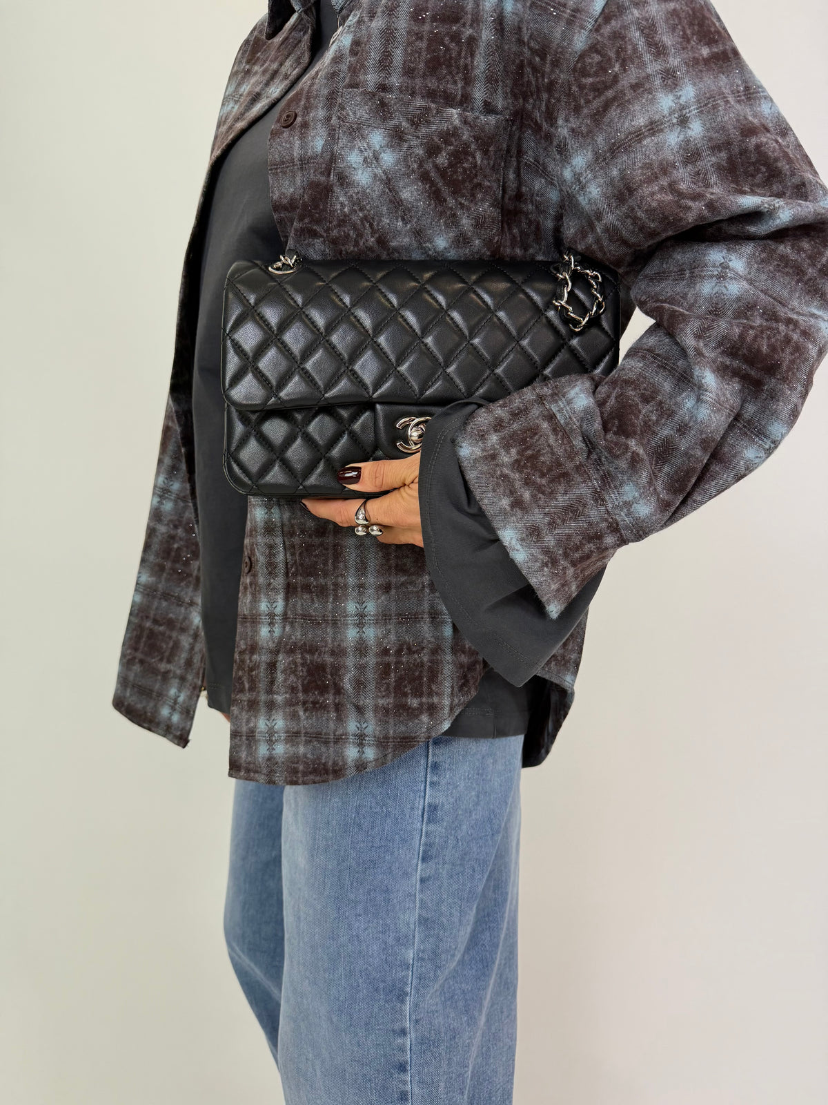 CAMICIA CHECK&SHIMMER