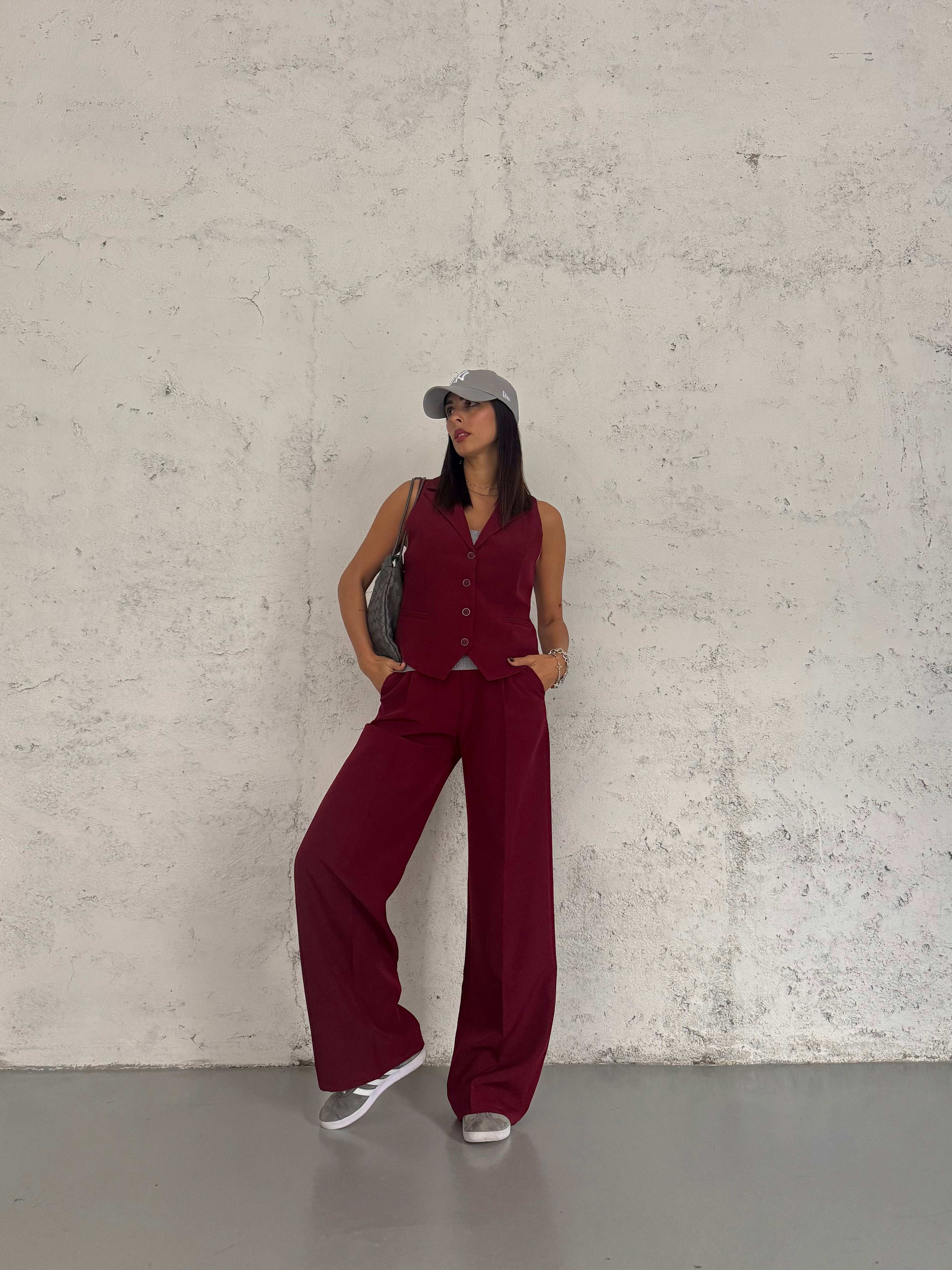 GILET BORDEAUX