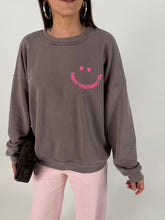 Carica l'immagine nel visualizzatore di Gallery, FELPA SMILE CACAO
