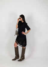 Carica l'immagine nel visualizzatore di Gallery, T-SHIRT DRESS NERA
