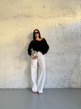 Carica l&#39;immagine nel visualizzatore di Gallery, jeans white strass
