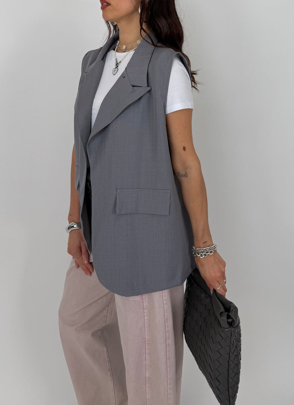 GILET ONE GRIGIO
