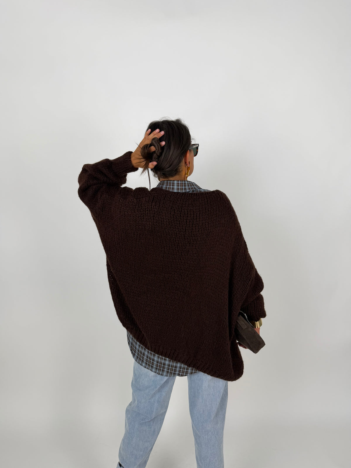 MAXI CARDIGAN CACAO
