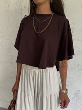 Carica l&#39;immagine nel visualizzatore di Gallery, TOP ROUND BROWN
