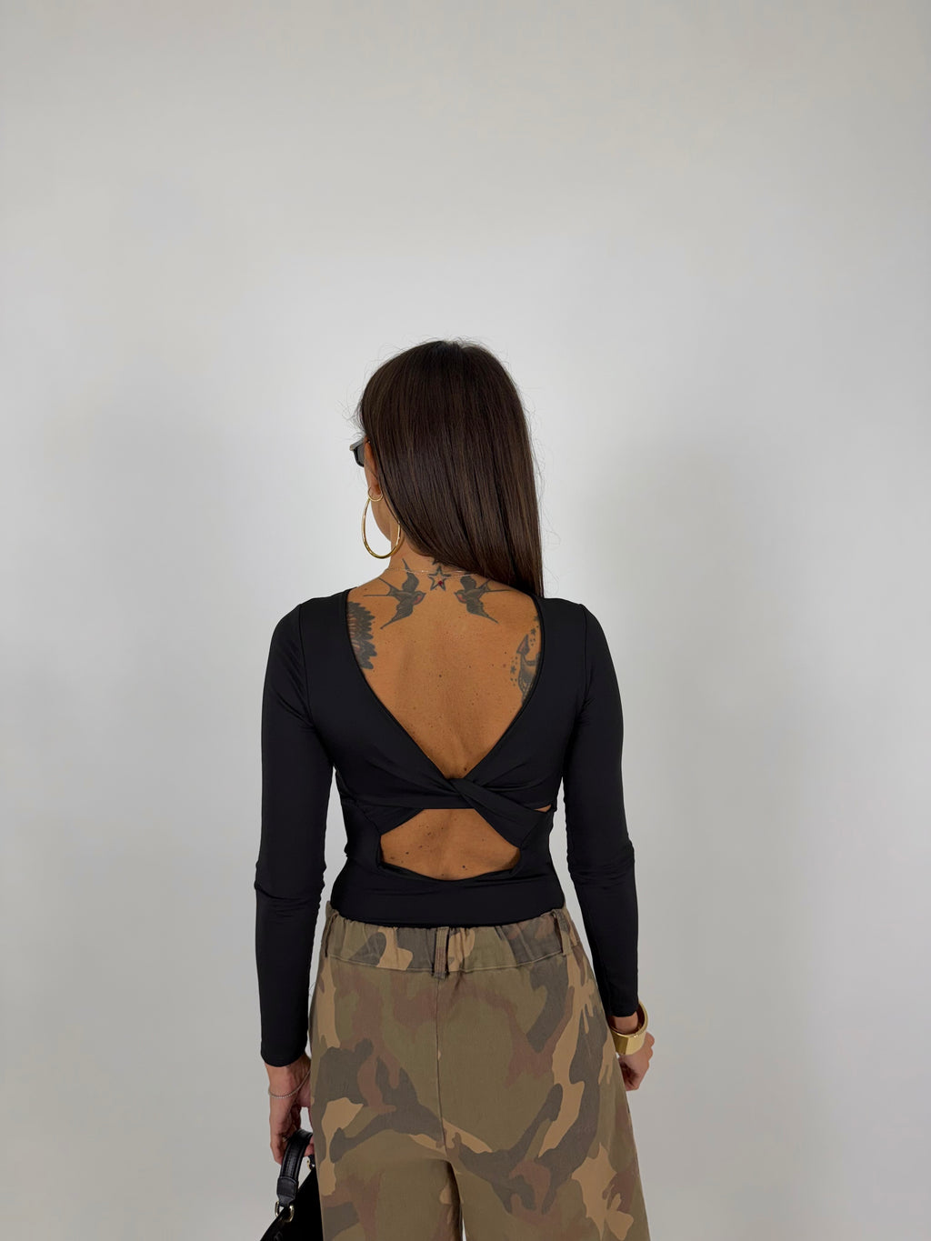 BODY CROSSBACK NERO