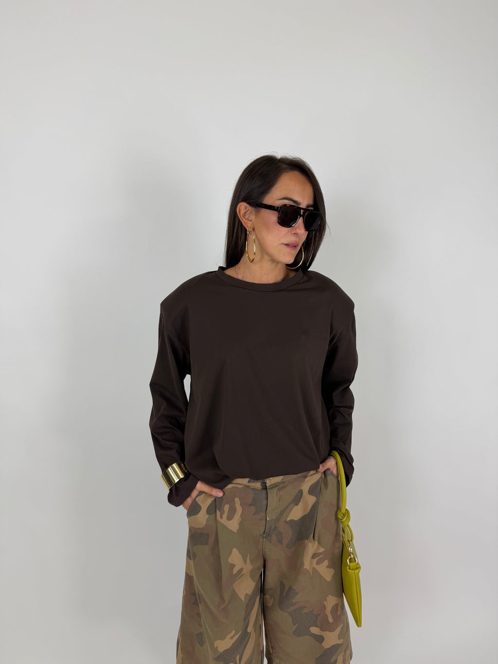 T-SHIRT BOXY CHOCO