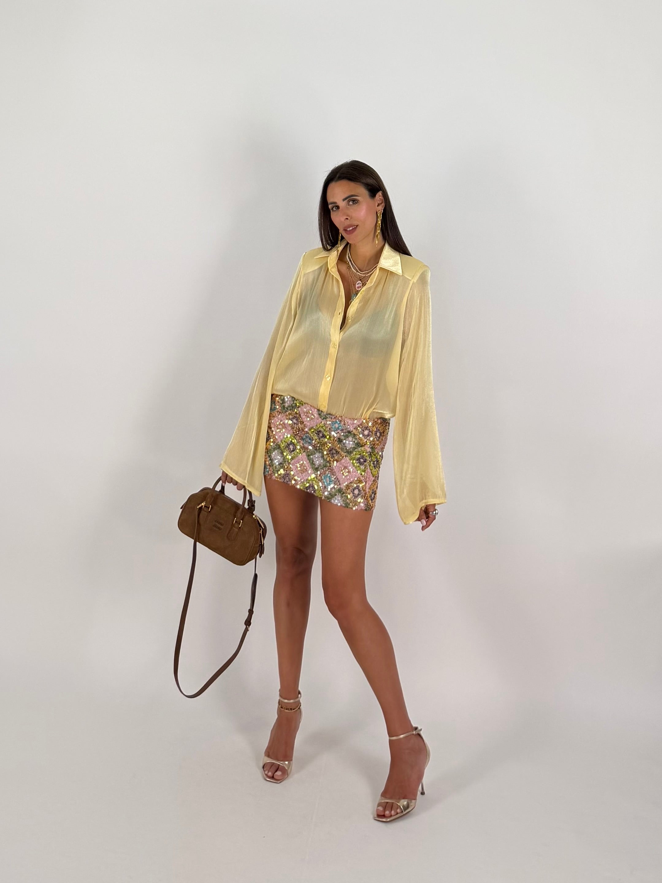 CAMICIA VOILE GIALLA