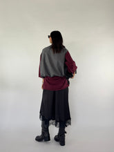 Carica l&#39;immagine nel visualizzatore di Gallery, GILET TWILL GRIGIO
