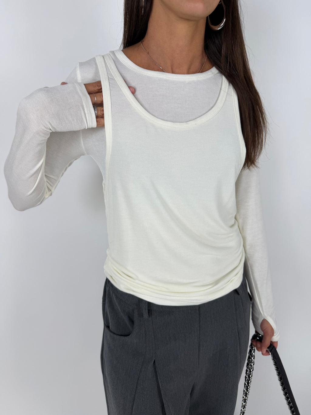 MAGLIA DOUBLE BURRO