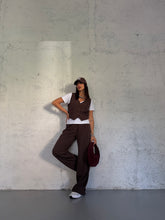 Carica l&#39;immagine nel visualizzatore di Gallery, COMPLETO BROWN STRIPES
