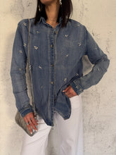 Carica l&#39;immagine nel visualizzatore di Gallery, shirt denim jewels
