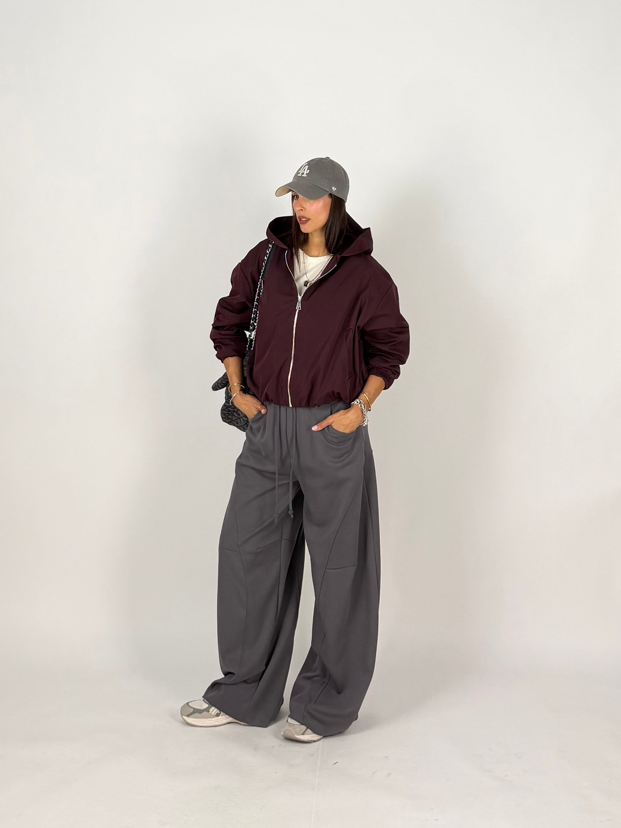 GIACCA TECH PUFF BORDEAUX