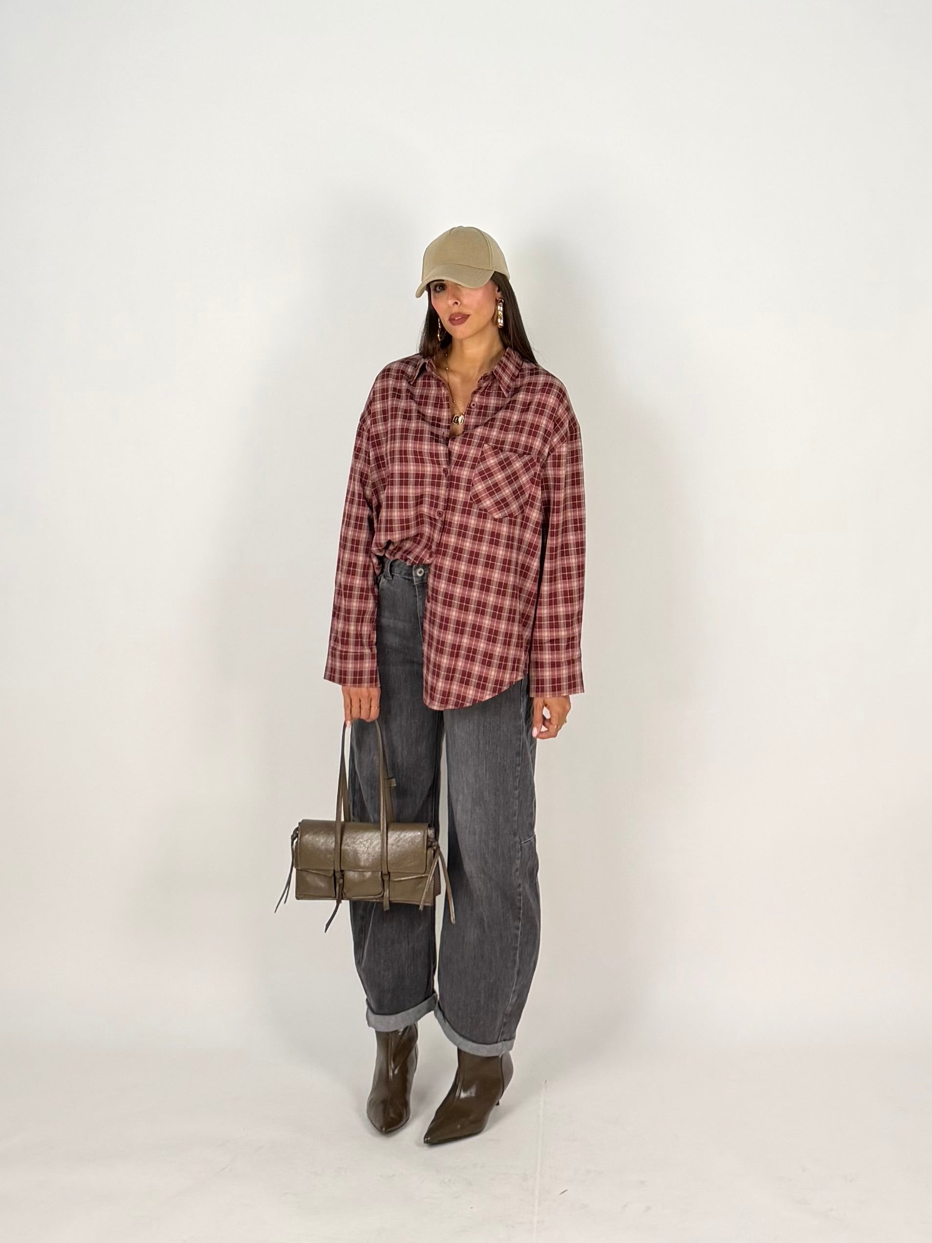 CAMICIA CHECK ROSSA
