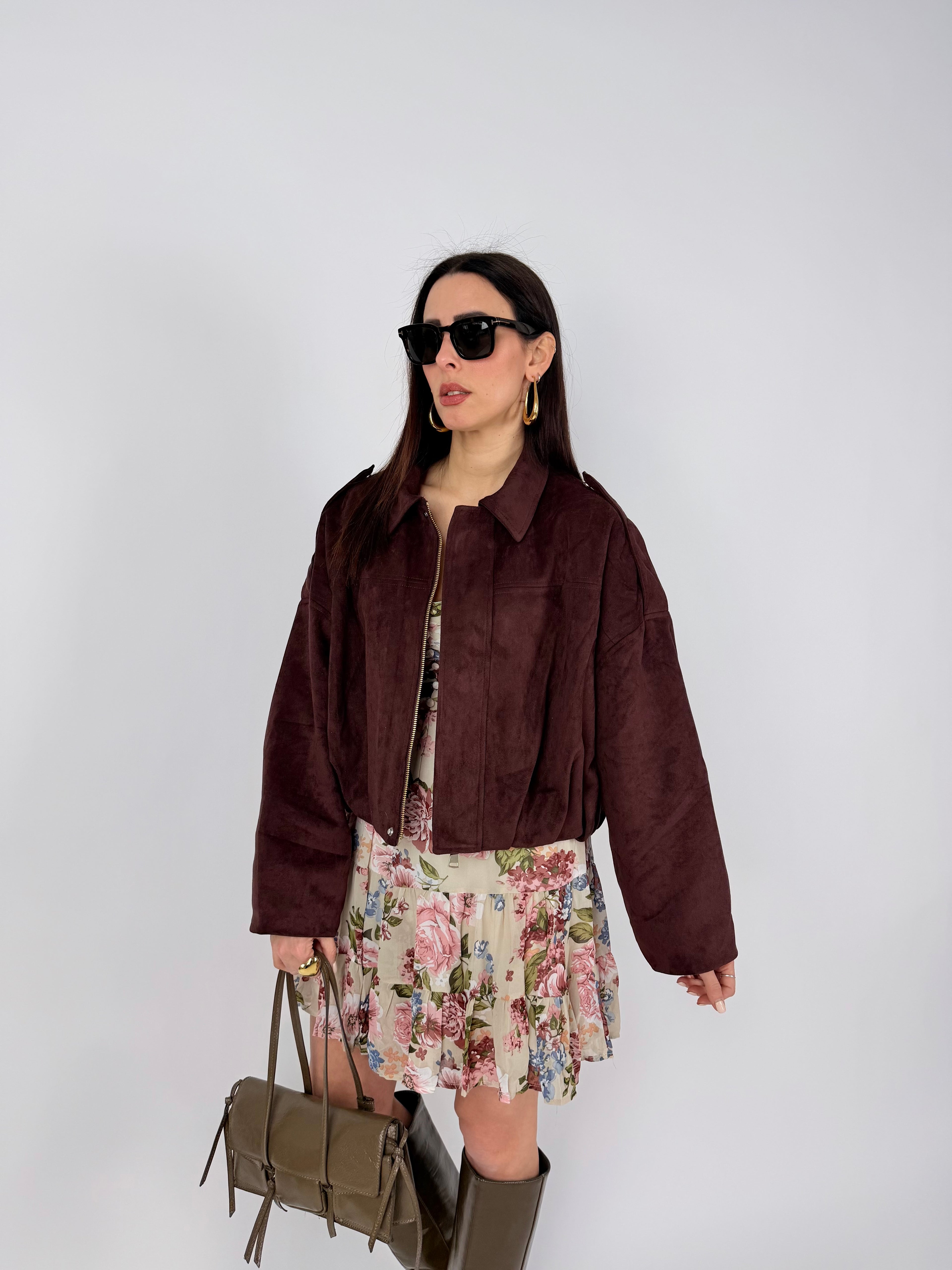 GIUBBINO BLOOM BORDEAUX