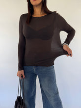 Carica l&#39;immagine nel visualizzatore di Gallery, MAGLIA VELO MOKA
