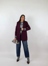Carica l&#39;immagine nel visualizzatore di Gallery, BLAZER CLASSY BORDEAUX
