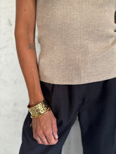 Carica l&#39;immagine nel visualizzatore di Gallery, CANOTTA RIBS BEIGE
