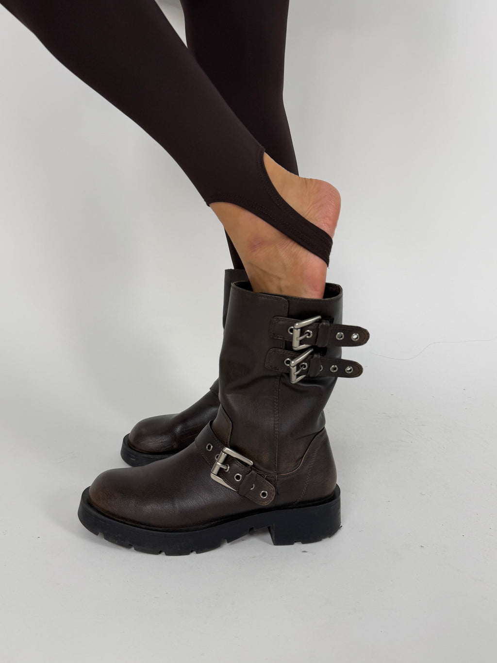 LEGGINS STAFFA CHOCO