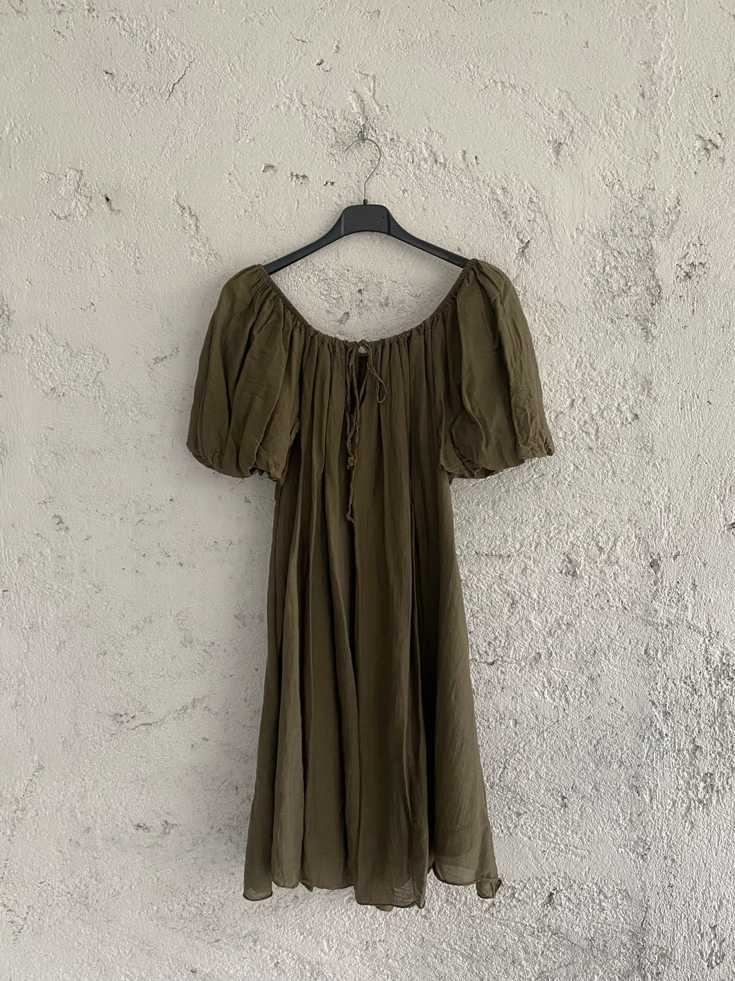 COTTON SILK DRESS