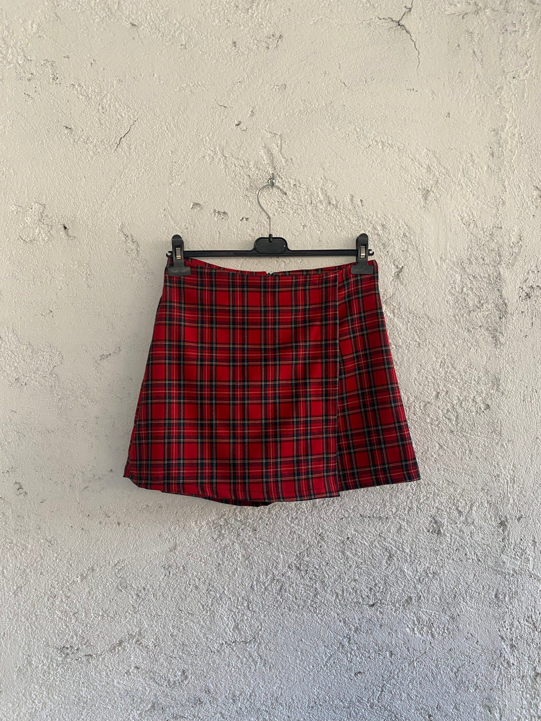 gonna pantaloncino tartan