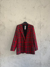 Carica l&#39;immagine nel visualizzatore di Gallery, blazer tartan
