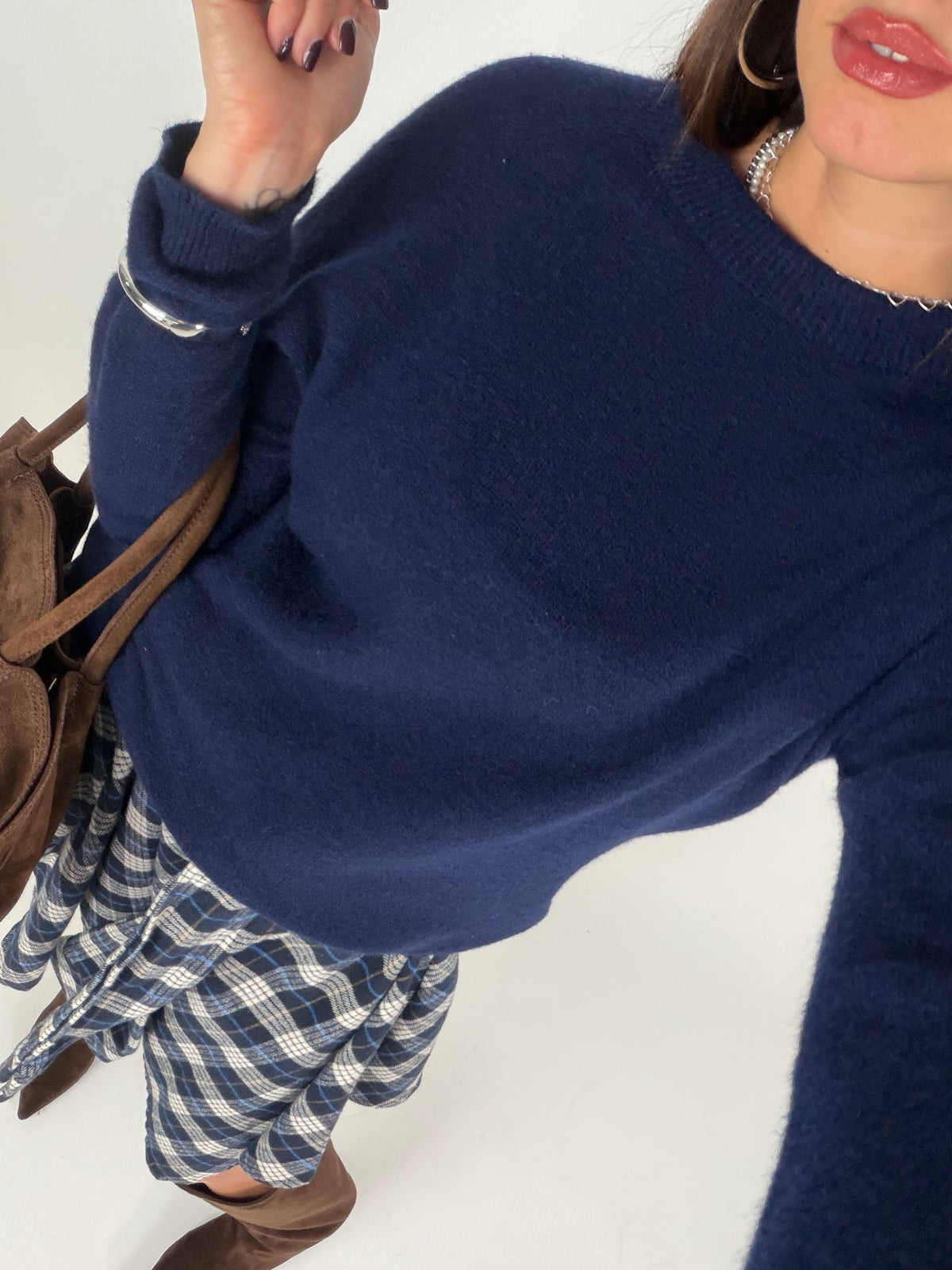 PULL DAILY KNIT BLU